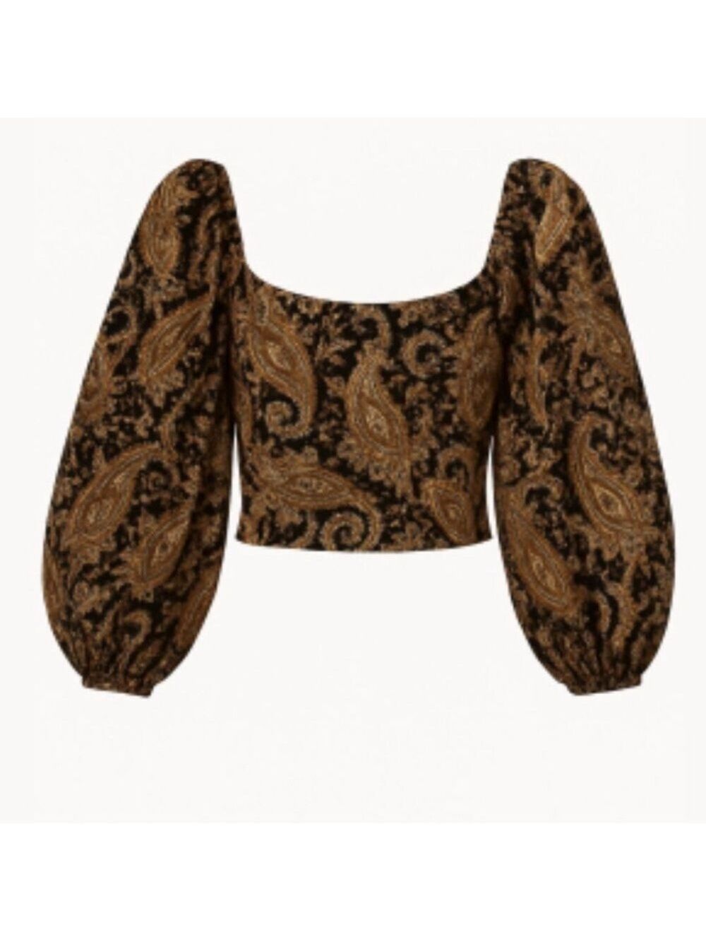 MINKPINK Persian Paradise Top Bloussan Sleeves Sz medium NWOT
